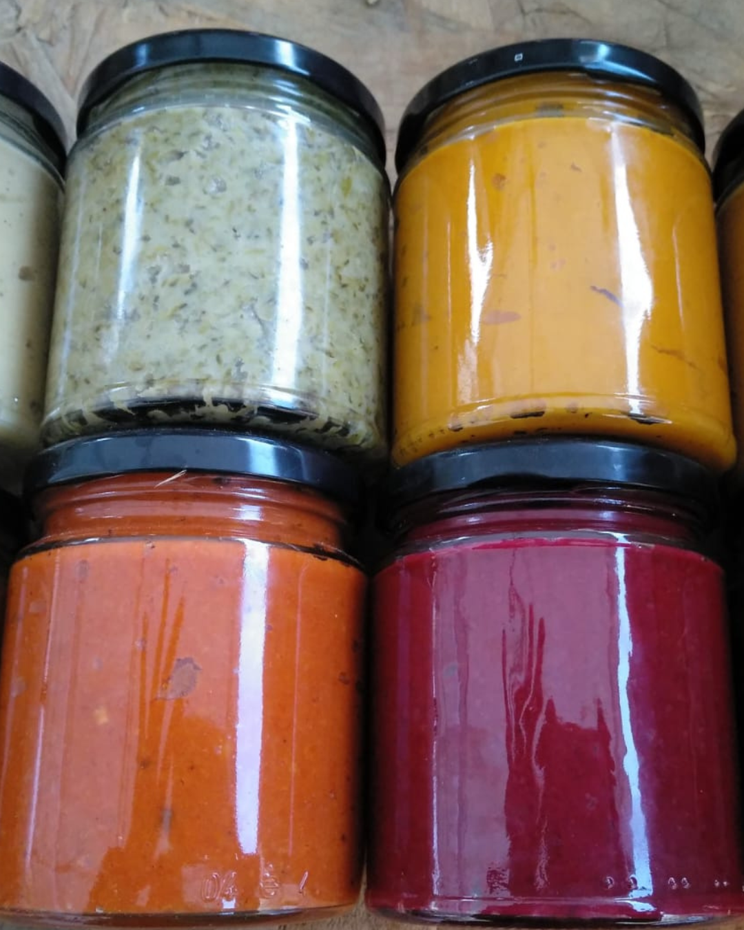 Patés Patés de color Escabetxart Albons Parc Agroecològic de l'Empordà