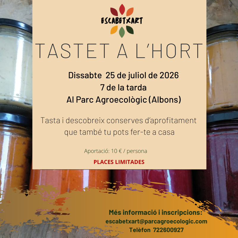 cartell tastet juliol 2026